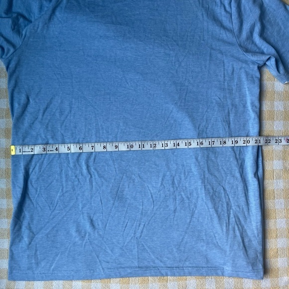 Denim and Flower Blue Tee Shirt - Picture 4 of 6